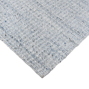 Amer Rugs Atlantic Hand-woven Area Rug In Geometric Design - Durable, Easy-care Solution For Any Space Sky Blue Yarn Atn50406