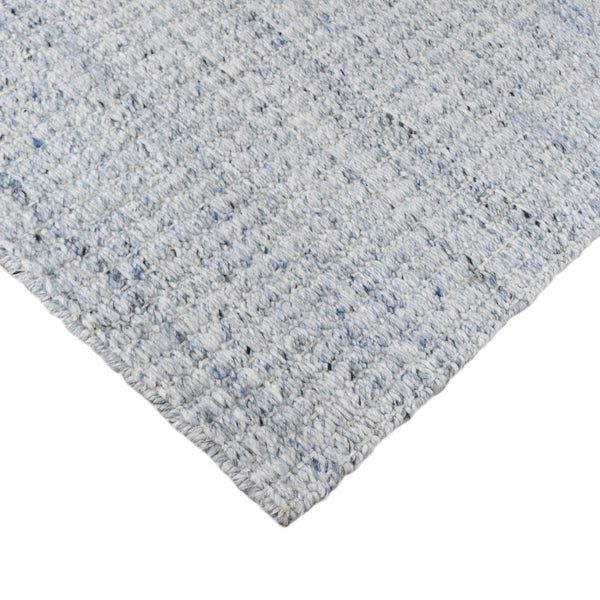 Amer Rugs Atlantic Hand-woven Area Rug In Geometric Design - Durable, Easy-care Solution For Any Space Sky Blue Yarn Atn50406
