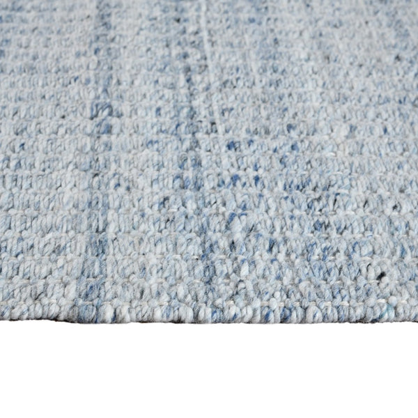 Amer Rugs Atlantic Hand-woven Area Rug In Geometric Design - Durable, Easy-care Solution For Any Space Sky Blue Yarn Atn50406
