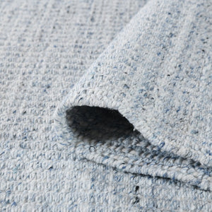 Amer Rugs Atlantic Hand-woven Area Rug In Geometric Design - Durable, Easy-care Solution For Any Space Sky Blue Yarn Atn50406