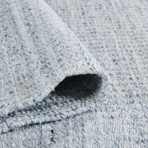 Amer Rugs Atlantic Hand-woven Area Rug In Geometric Design - Durable, Easy-care Solution For Any Space Sky Blue Yarn Atn50406