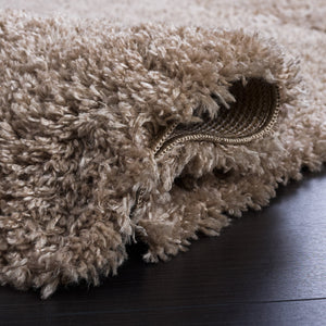 Safavieh Atlantis Plush Shag Rug Beige — Flokati-Inspired Soft Polyester Pile, Power-Loomed Turkish Craftsmanship 4'-0" x 6'-0" ATS100B-4
