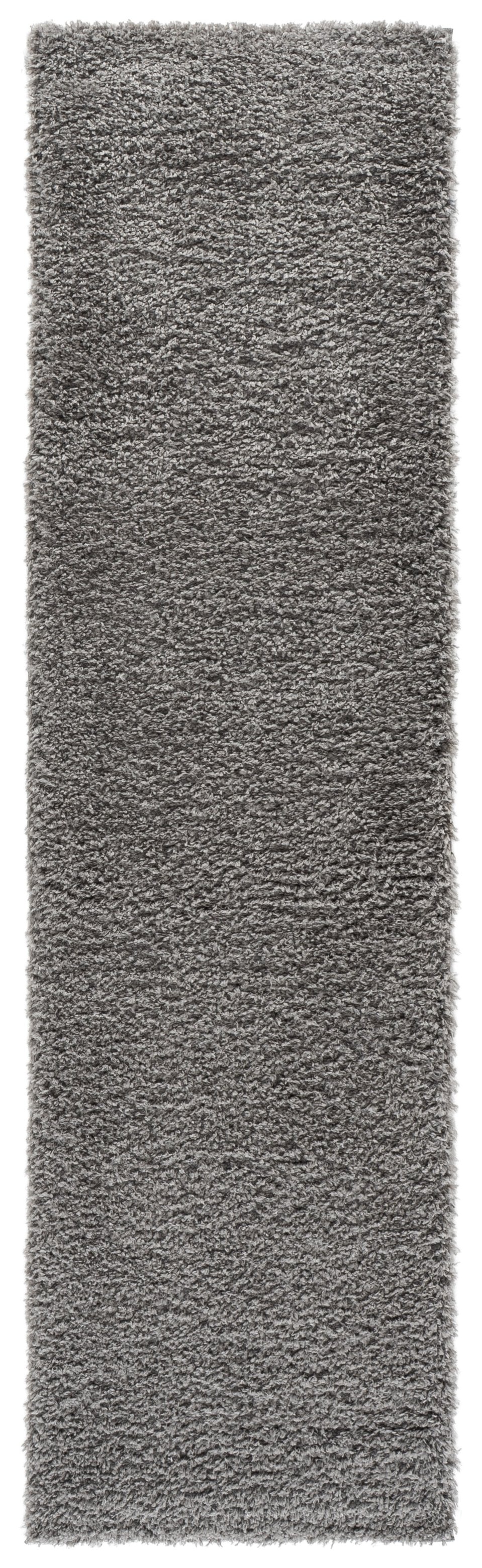 Safavieh Atlantis Plush Grey Shag Rug — Luxurious 1.75" Pile, Power-Loomed Turkish Construction, Cozy Elegance 6'-7" x 6'-7" ATS100F-7SQ