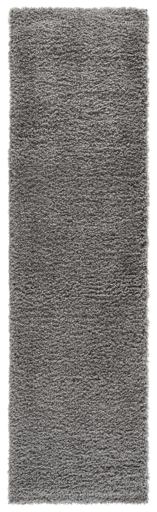 Safavieh Atlantis Plush Grey Shag Rug — Luxurious 1.75" Pile, Power-Loomed Turkish Construction, Cozy Elegance 6'-7" x 6'-7" ATS100F-7SQ