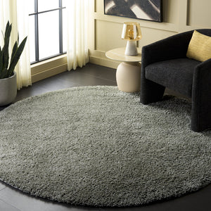 Safavieh Atlantis Plush Green Shag Runner — Flokati-Inspired Polyester Pile, Power-Loomed Turkish Comfort And Style 2'-2" x 8'-0" ATS100Y-28