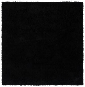 Safavieh Atlantis Luxurious Black Shag Rug — Plush Flokati-Inspired Pile, Durable Power-Loomed Comfort 5'-3" x 7'-6" ATS100Z-5