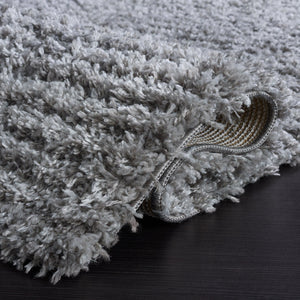 Safavieh Atlantis Plush Shag Runner In Grey Tones — Turkish-Made Flokati-Style Pile, Cozy Cushioned Durability 2'-2" x 8'-0" ATS102F-28