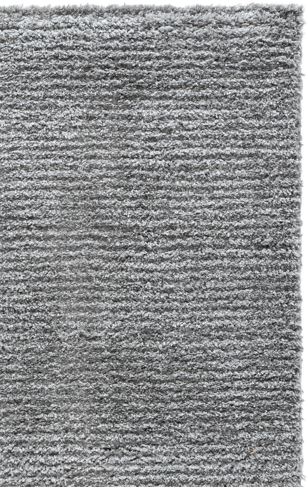 Safavieh Atlantis Plush Round Shag Rug — Grey & Light Grey Minimalist Flokati Pile, Cozy Modern Accent 6'-7" x 6'-7" ATS102F-7R