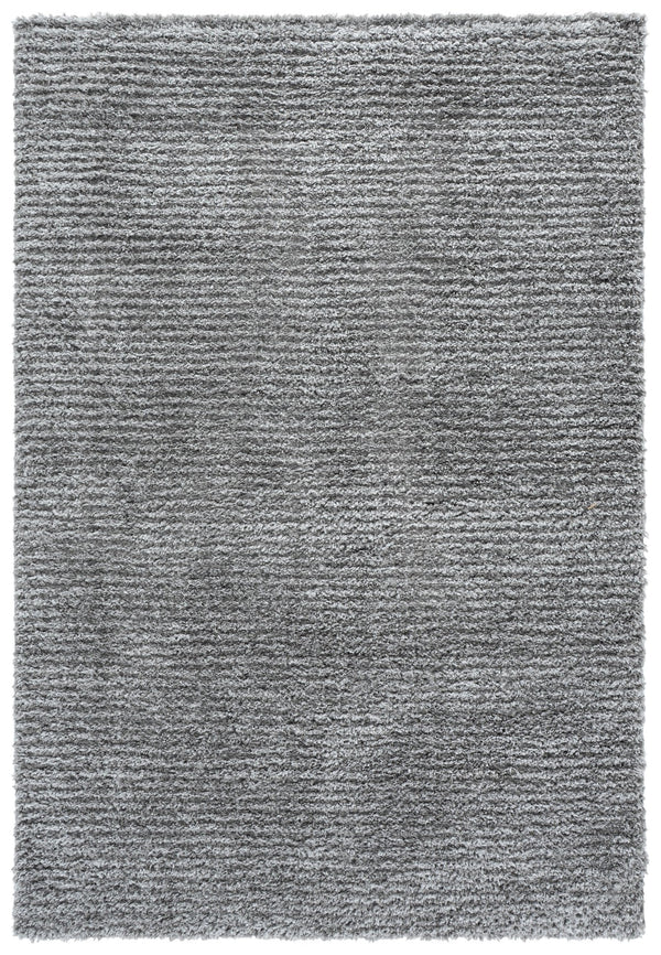 Safavieh Atlantis Plush Shag Rug Grey & Light Grey — Thick 1.75" Pile, Power-Loomed Comfort For Living Areas 6'-7" x 6'-7" ATS102F-7SQ