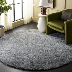 Safavieh Atlantis Plush Shag Runner In Grey Tones — Turkish-Made Flokati-Style Pile, Cozy Cushioned Durability 2'-2" x 8'-0" ATS102F-28