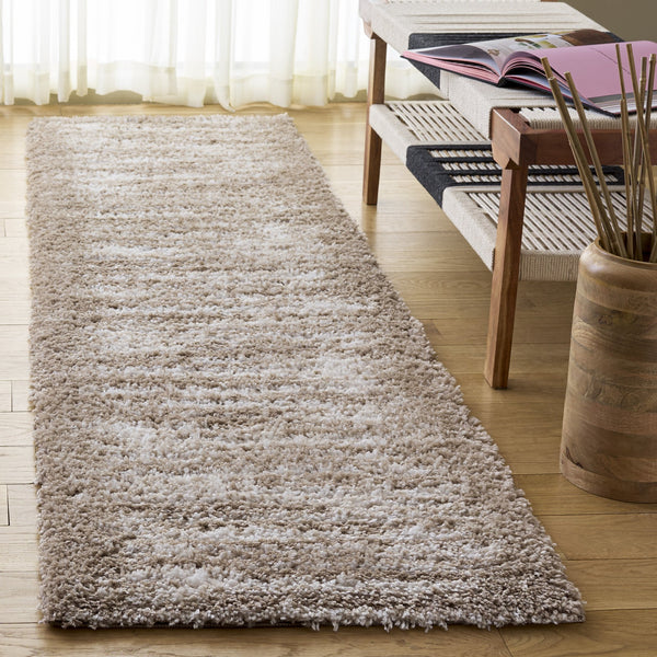 Safavieh Atlantis Plush Shag Rug In Beige Ivory — Thick 1.75" Pile, Power-Loomed Comfort For Cozy Living Spaces 6'-7" x 6'-7" ATS104B-7SQ