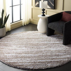 Safavieh Atlantis Plush Shag Flokati Rug In Neutral Beige Ivory — Deep Pile, Soft Texture, Modern Minimalist Luxury 4'-0" x 6'-0" ATS104B-4
