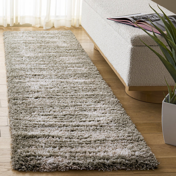 Safavieh Atlantis Plush Flokati-Inspired Shag Rug In Muted Green & Ivory — Deep Pile, Cozy Luxury For Rooms 5'-3" x 7'-6" ATS104Y-5