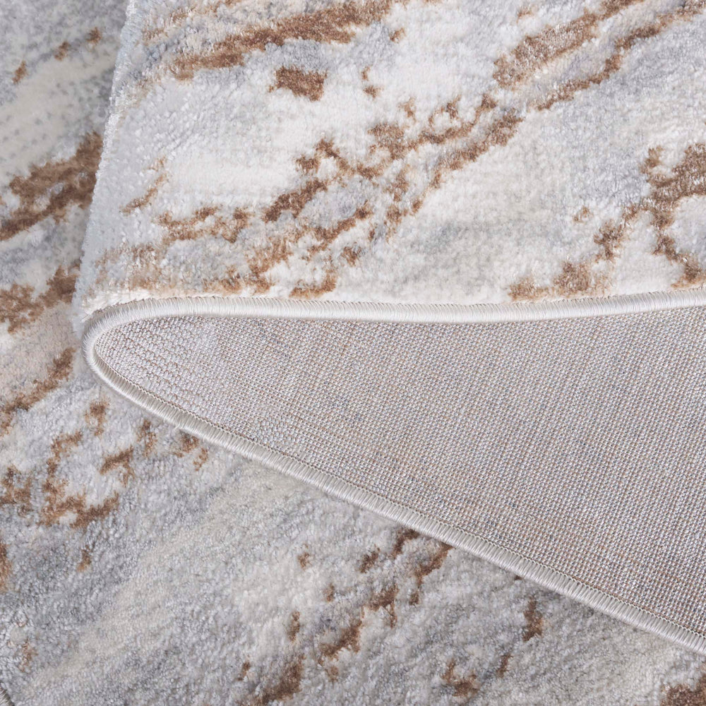 Safavieh Aura Oval 7X10 Rug Grey Beige - Low‑Pile Turkish Power‑Loomed Blend, Durable Soft Texture For Living Rooms AUA202F-7