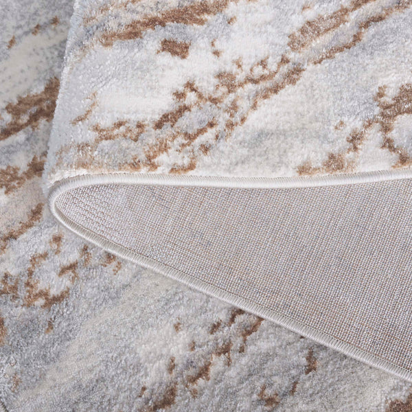 Safavieh Aura Oval 7X10 Rug Grey Beige - Low‑Pile Turkish Power‑Loomed Blend, Durable Soft Texture For Living Rooms AUA202F-7