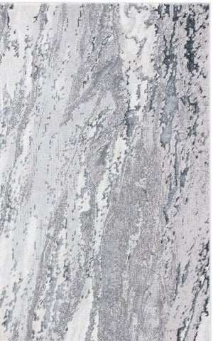 Safavieh Aura Power Loomed Ivory Grey Transitional Area Rug Low Pile Living Room Floor Accent AUA202H-6