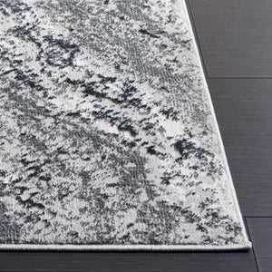 Safavieh Aura Geometric Area Rug Power Loomed in Turkey for Modern and Transitional Living Rooms Gray 5'-3" x 7'-0" AUA203F-5