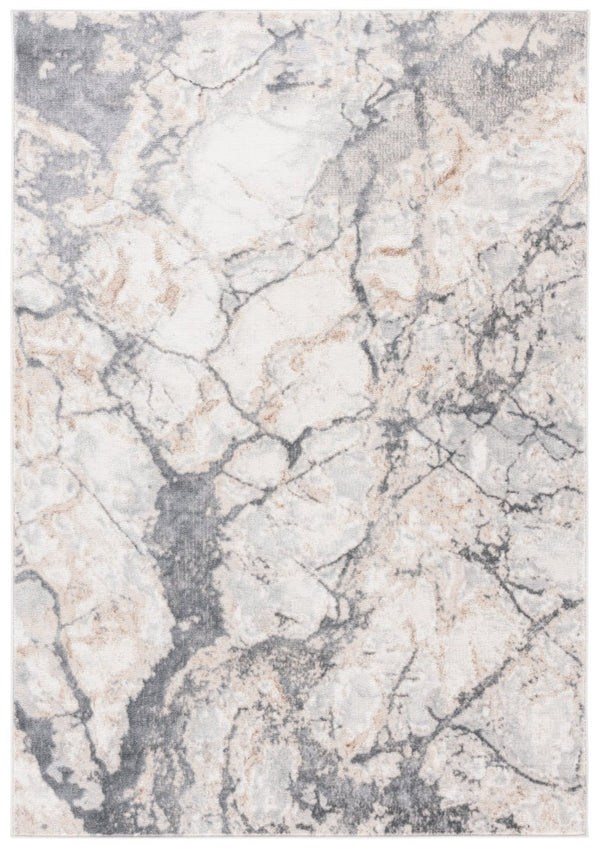 Safavieh Aura Power Loomed Turkish Blended Fiber Area Rug for Modern Neutral Living Spaces Beige AUA205B-5