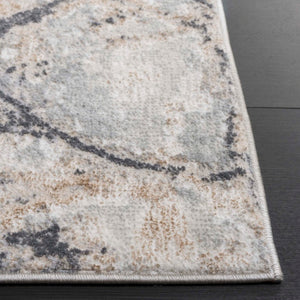 Safavieh Aura Power Loomed Turkish Blended Fiber Area Rug for Modern Neutral Living Spaces Beige AUA205B-5