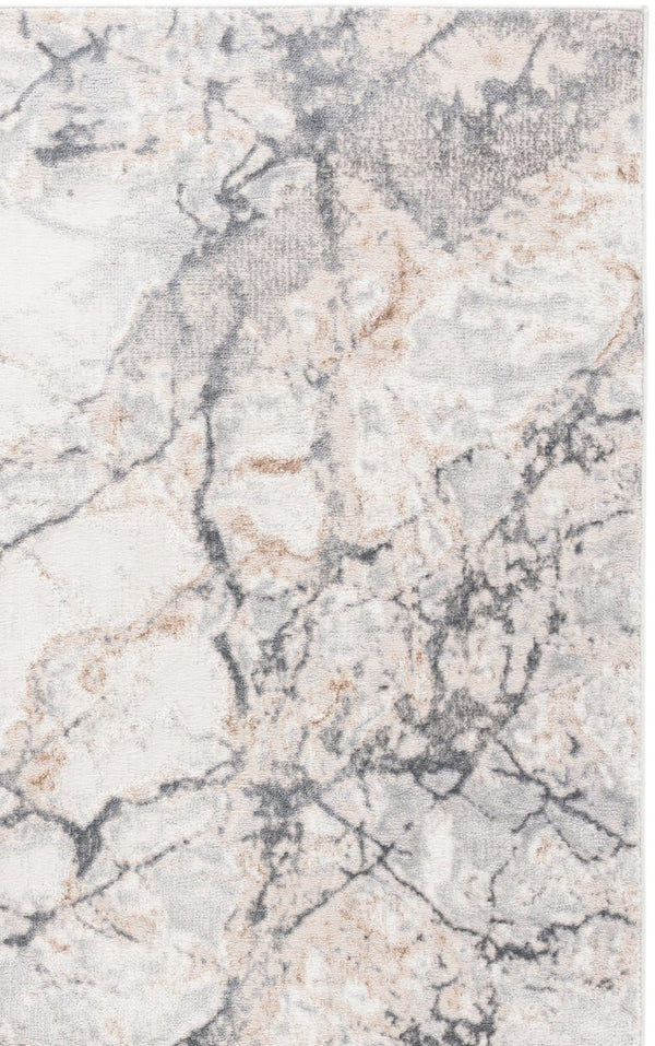 Safavieh Aura Power Loomed Turkish Blended Fiber Area Rug for Modern Neutral Living Spaces Beige AUA205B-5