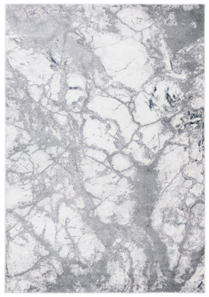 Safavieh Aura Power Loomed Turkish Blended Fiber Area Rug for Modern Neutral Living Spaces Gray AUA205F-5
