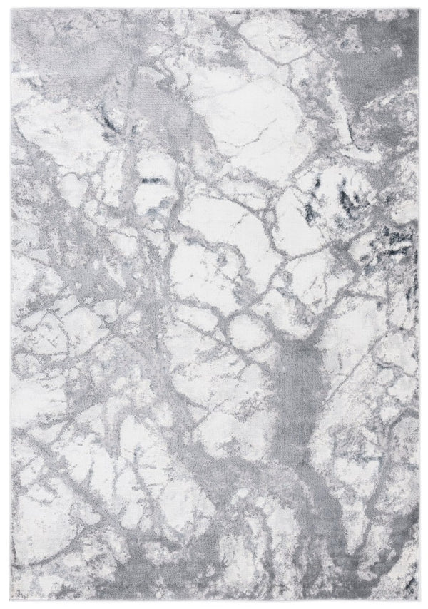 Safavieh Aura Power Loomed Turkish Blended Fiber Area Rug for Modern Neutral Living Spaces Gray AUA205F-5