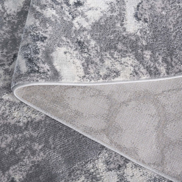 Safavieh Aura Power Loomed Turkish Blended Fiber Area Rug for Modern Neutral Living Spaces Gray AUA205F-5