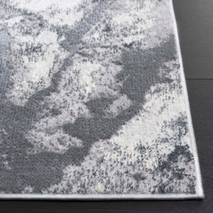 Safavieh Aura Power Loomed Turkish Blended Fiber Area Rug for Modern Neutral Living Spaces Gray AUA205F-5