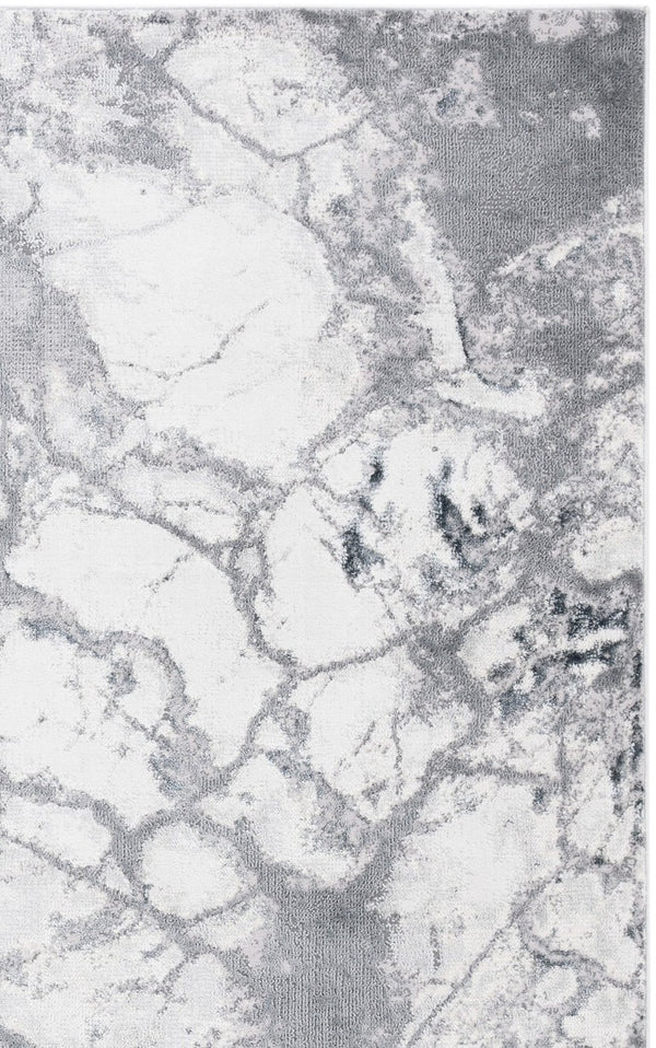 Safavieh Aura Power Loomed Turkish Blended Fiber Area Rug for Modern Neutral Living Spaces Gray AUA205F-5