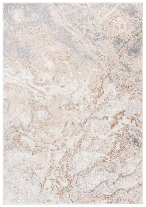 Safavieh Aura Power Loomed Area Rug Neutral Modern Pattern for Living Room or Bedroom Beige AUA206B-5