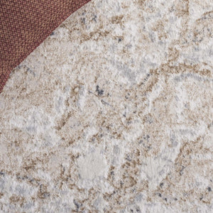 Safavieh Aura Power Loomed Area Rug Neutral Modern Pattern for Living Room or Bedroom Beige AUA206B-5