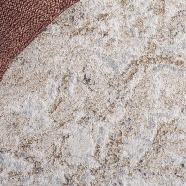 Safavieh Aura Power Loomed Area Rug Neutral Modern Pattern for Living Room or Bedroom Beige AUA206B-5