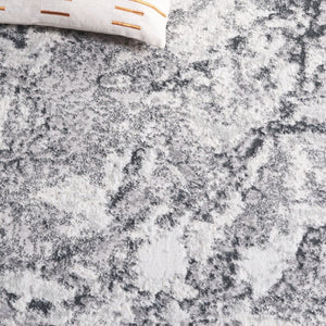Safavieh Aura Power Loomed Area Rug Neutral Modern Pattern for Living Room or Bedroom Gray AUA206F-5