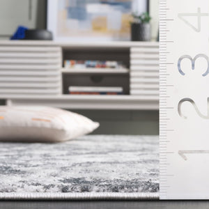 Safavieh Aura Power Loomed Area Rug Neutral Modern Pattern for Living Room or Bedroom Gray AUA206F-5