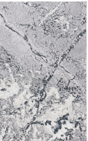 Safavieh Aura Power Loomed Area Rug Neutral Modern Pattern for Living Room or Bedroom Gray AUA206F-5