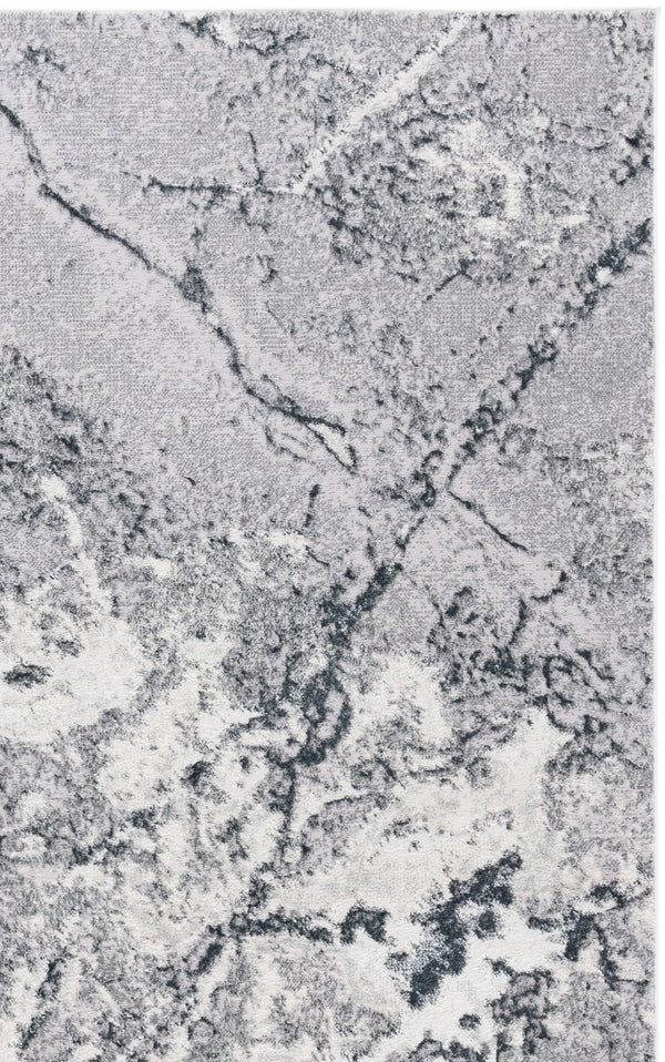 Safavieh Aura Power Loomed Area Rug Neutral Modern Pattern for Living Room or Bedroom Gray AUA206F-5