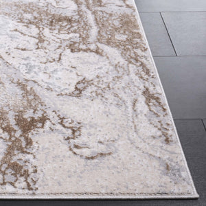 Safavieh Aura Power Loomed Neutral Area Rug Turkish Woven Low Pile Living Room Accent Beige AUA207B-5