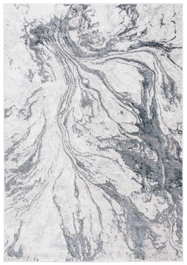 Safavieh Aura Power Loomed Neutral Area Rug Turkish Woven Low Pile Living Room Accent Off-White AUA207F-5