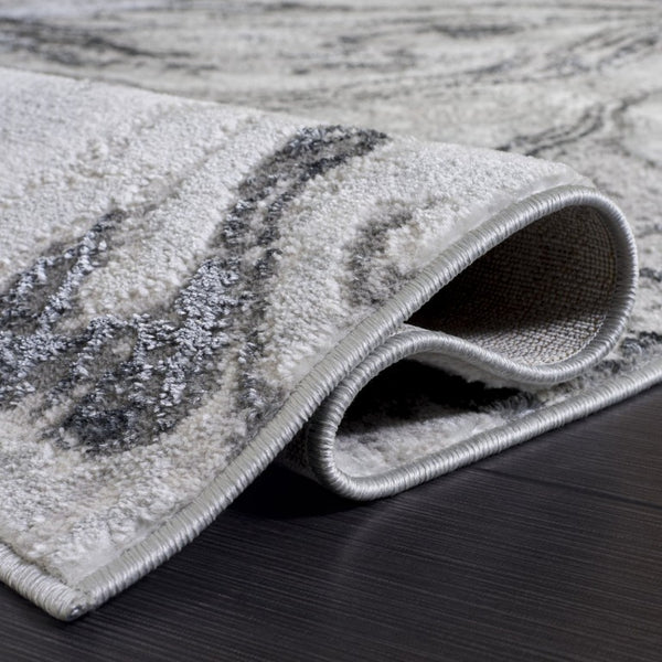 Safavieh Aura Power Loomed Neutral Area Rug Turkish Woven Low Pile Living Room Accent Off-White AUA207F-5