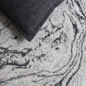 Safavieh Aura Power Loomed Neutral Area Rug Turkish Woven Low Pile Living Room Accent Off-White AUA207F-5