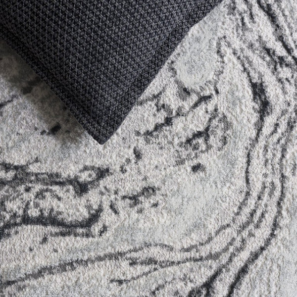 Safavieh Aura Power Loomed Neutral Area Rug Turkish Woven Low Pile Living Room Accent Off-White AUA207F-5