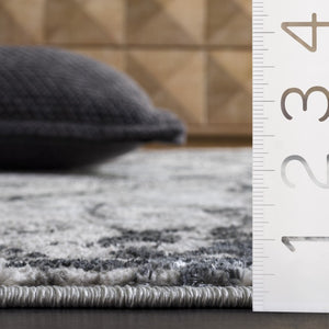 Safavieh Aura Power Loomed Neutral Area Rug Turkish Woven Low Pile Living Room Accent Off-White AUA207F-5