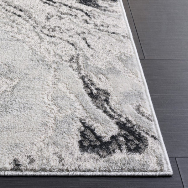 Safavieh Aura Power Loomed Neutral Area Rug Turkish Woven Low Pile Living Room Accent Off-White AUA207F-5
