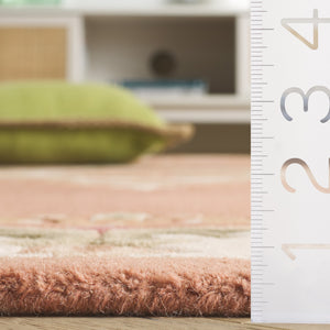 Safavieh Aubusson Hand Tufted Area Rug In Grey And Ivory - Timeless Elegance For Any Home Décor Style Peach ,Ivory 80% Wool,20% Cotton Aub301s-3