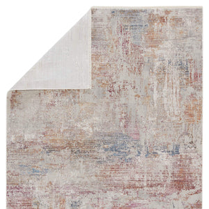Jaipur Living Vibe by Jaipur Living Jonet Abstract Polyester Runner Rug with Fringe Hallway Accent Light Gray 8'X10' RUG151193