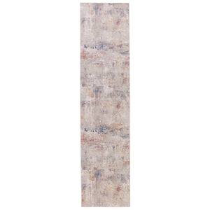 Jaipur Living Vibe by Jaipur Living Jonet Abstract Polyester Runner Rug with Fringe Hallway Accent Light Gray 3'X12' RUG151450
