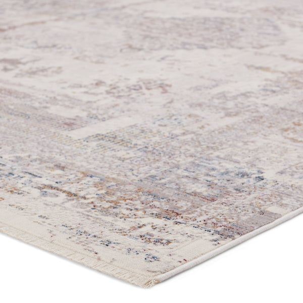 Jaipur Living Vibe by Jaipur Living Faded Medallion Polyester Runner Rug with Fringe Vintage Global Look 3' x 10' RUG151446