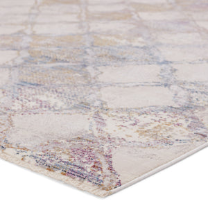 Jaipur Living Vibe by Jaipur Living Tarian Moroccan Trellis Runner Rug Carved Pile Fringe Accent 8' x 10' RUG151205