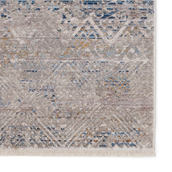 Jaipur Living Vibe by Jaipur Living Louden Tribal Polyester Runner Rug with Fringe for Hallways 8' x 10' RUG151209