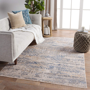 Jaipur Living Vibe by Jaipur Living Louden Tribal Polyester Runner Rug with Fringe for Hallways 8' x 10' RUG151209
